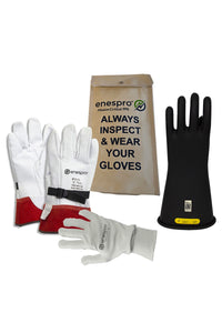 Enespro® Class 2 Voltage 14" Glove Kit with FR Liner Glove