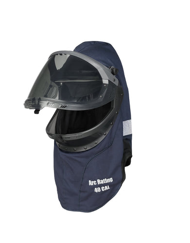40 CAL Enespro OptiShield™ Vented Lift-Front Hood & MSA V-Gard® Hard Hat